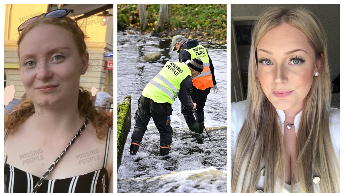 Adelia Thörn Karlsson, 25, är en av många som söker efter försvunna Tove i Vetlanda.